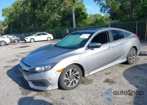 2017 Honda Civic Ex из США, поврежденный, VIN 19XFC2F78HE028813